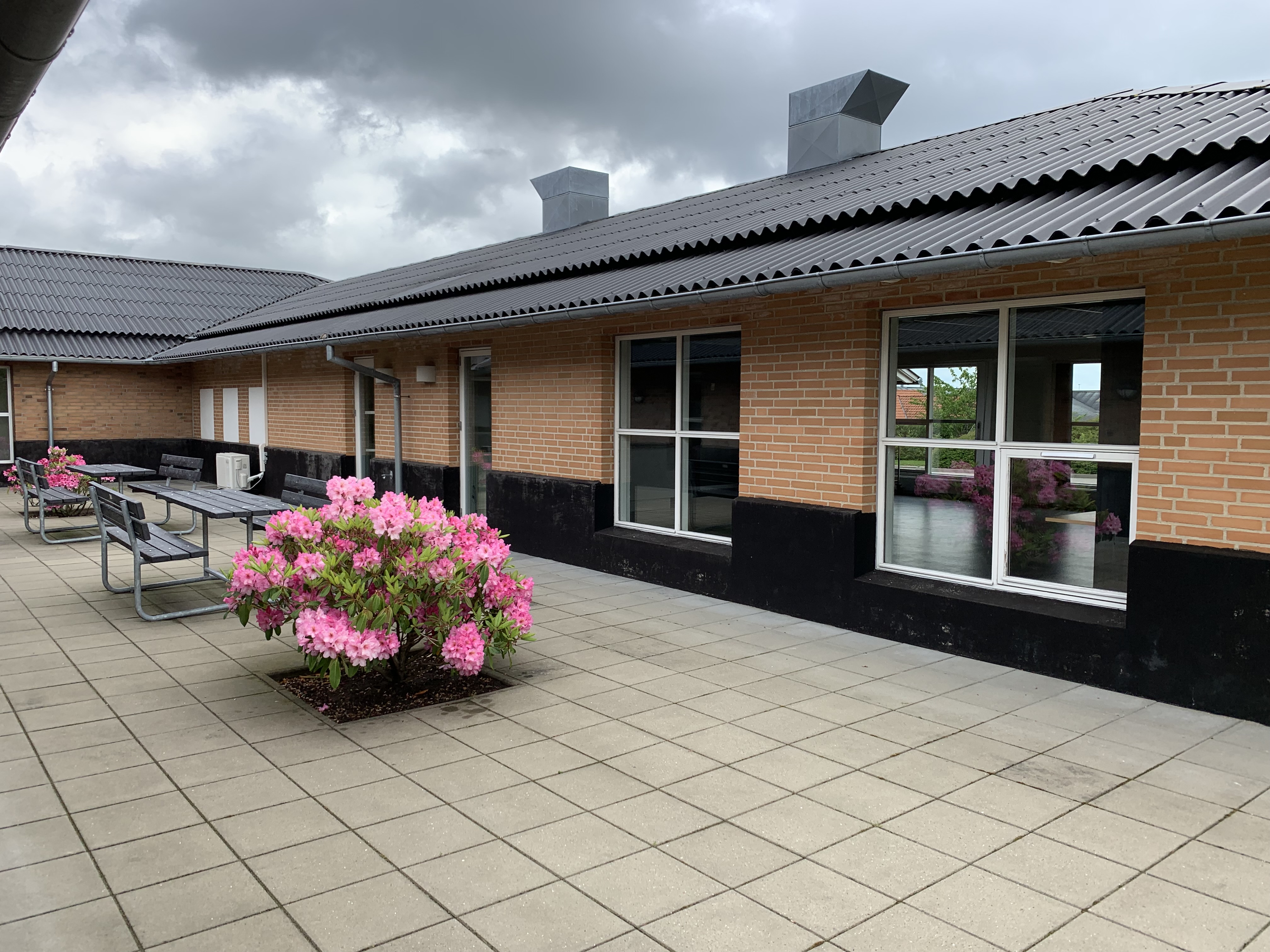 Selskabslokalet på Smedevej 28 - fra gården